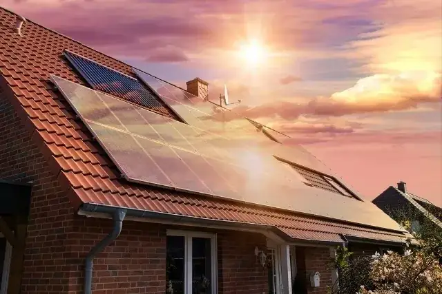 Solceller på taget
