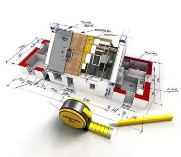Måltegning 3D hus