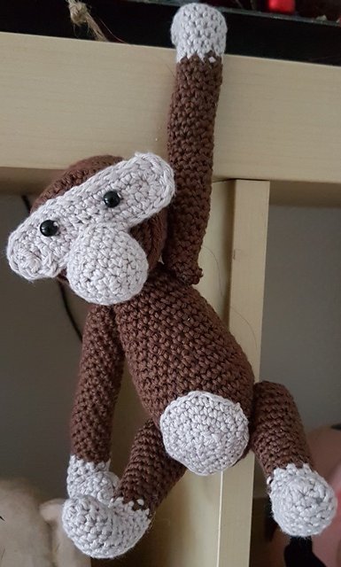 Hæklet abe