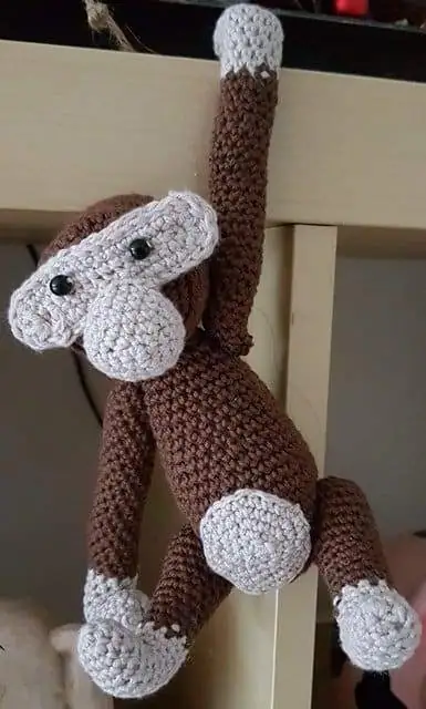 Hæklet abe