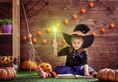 Halloween kostumer og festen